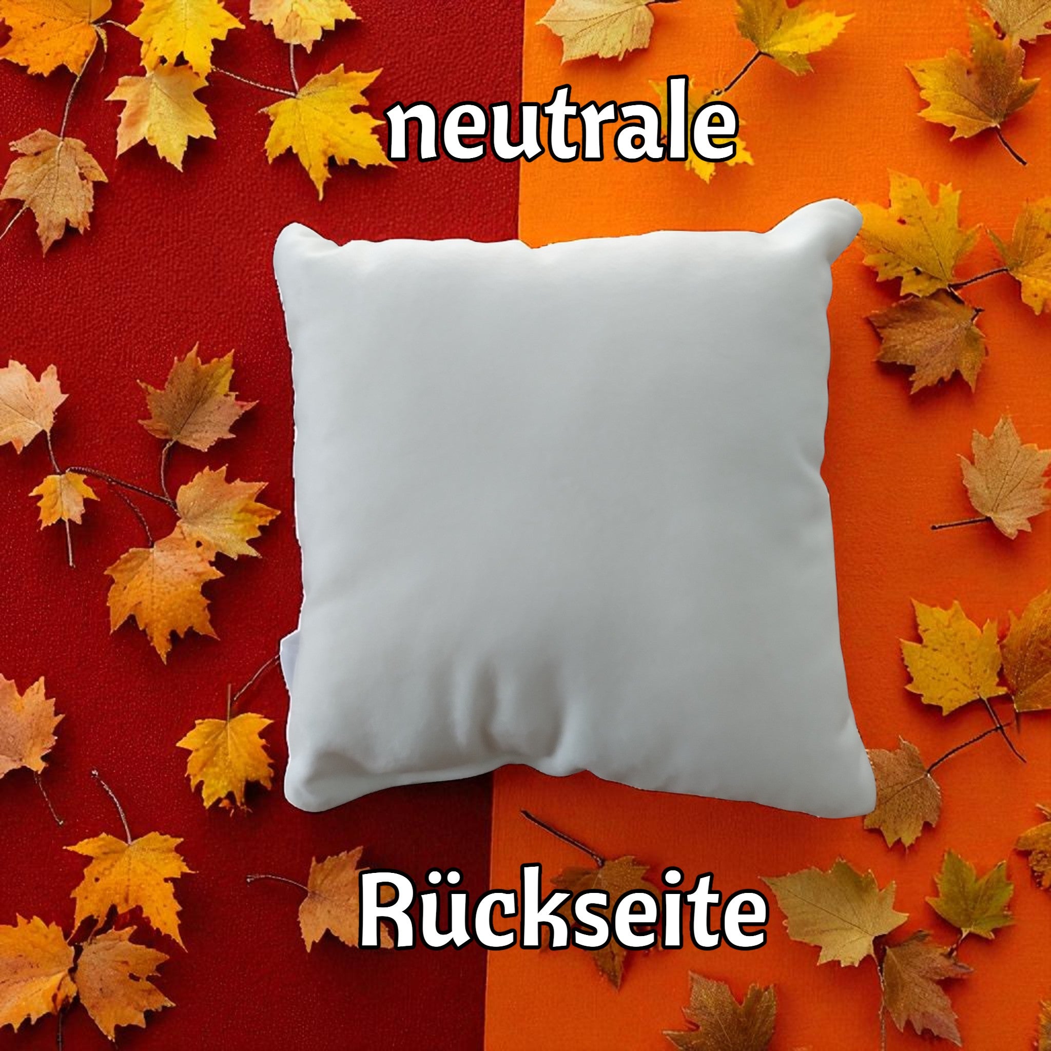 neutrale Rückseite ohne Sublimationsdruck